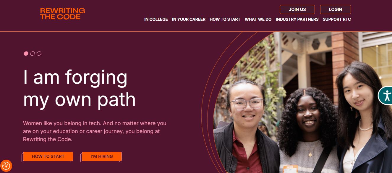 Rewriting the code landing page membership communities